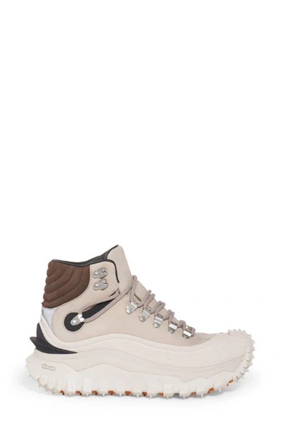 Shop Moncler Trailgrip Gore-tex® Waterproof Hiking Sneaker In Beige