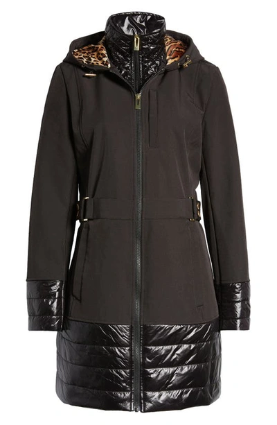 Via spiga cheap mixed media coat