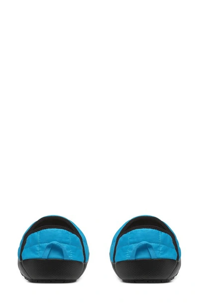 Shop The North Face Thermoball™ Traction Water Resistant Slipper In Acoustic Blue/ Tnf Black