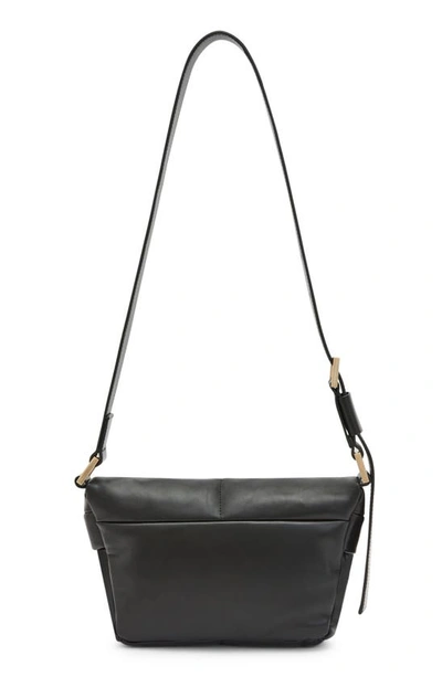 Shop Allsaints Colette Quilted Leather Crossbody Bag In Black
