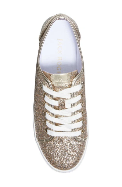 Shop Jack Rogers Lia Glitter Sneaker In Platinum/ Glitter/ Nappa
