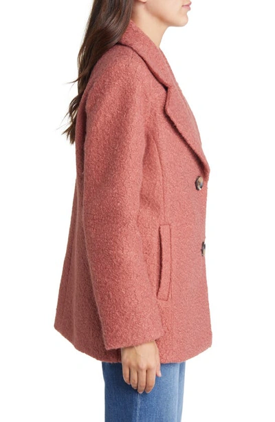 Shop Sam Edelman Brushed Coat In Canyon Clay