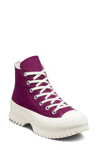 Shop Converse Chuck Taylor® All Star® Lugged Boot In Mystic Orchid/ Black/ Egret
