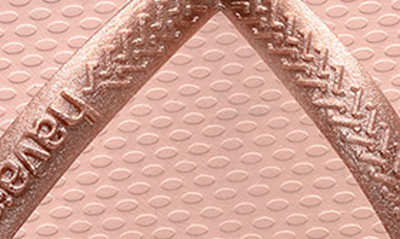 Havaianas Slim Metallic Ballet Rose/golden Blush In Ballet Rose
