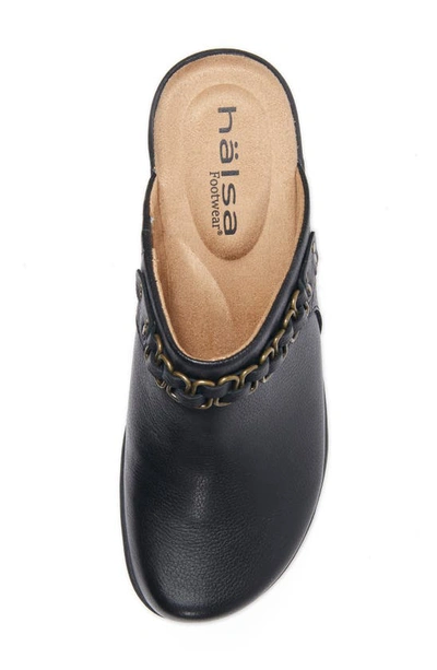 Halsa Footwear Chloe Clog In Black