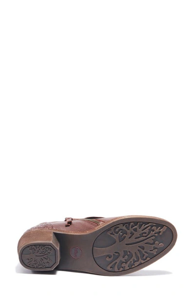 Halsa Footwear Michelle Ankle Boot In Dark Cherry