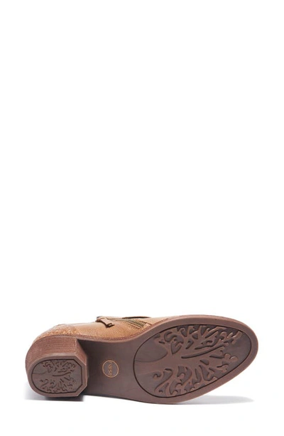 Halsa Footwear Michelle Ankle Boot In Dark Mustard