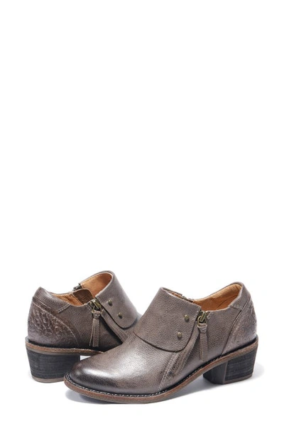 Halsa Footwear Michelle Ankle Boot In Dark Grey