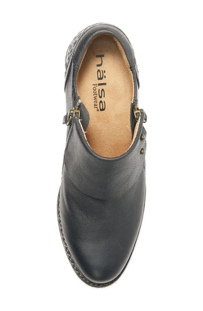 Halsa Footwear Michelle Ankle Boot In Black