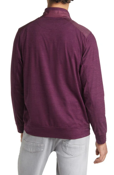 Tommy Bahama New Roger Point Islandzone® Half-zip Pullover In Rum Berry ...