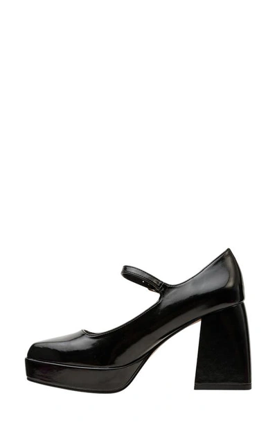 Shop Lisa Vicky Notice Mary Jane Platform Pump In Black Metallic