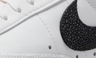 Shop Nike Blazer Low Platform Sneaker In White/ Black-natural