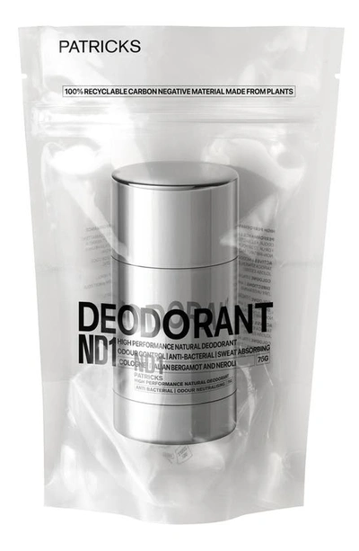 Patricks Nd1 High Performance Natural Deodorant