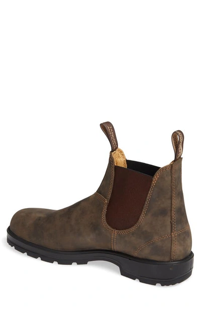 Shop Blundstone Footwear Chelsea Boot In Rustic Brown Classic Series