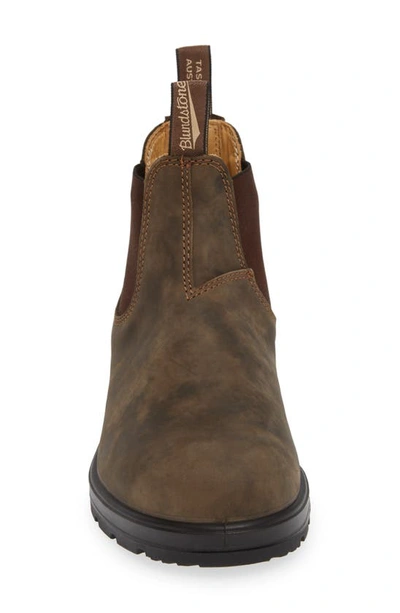 Shop Blundstone Footwear Chelsea Boot In Rustic Brown Classic Series