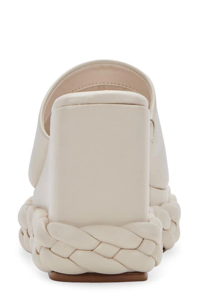 Shop Dolce Vita Elene Platform Wedge Sandal In Ivory Leather