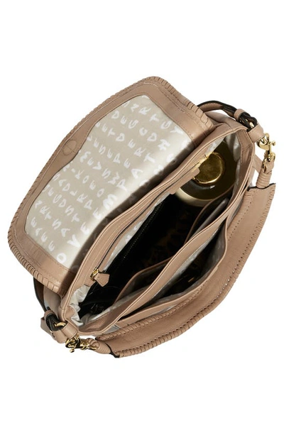 Shop Aimee Kestenberg All For Love Convertible Leather Shoulder Bag In Dark Oat
