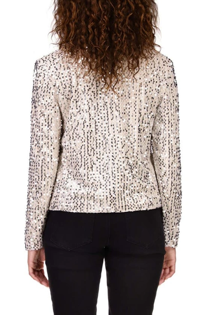 Shop Sanctuary Charmed Sequin Blazer In Champagne