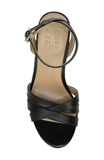 Shop Naturalizer Mallory Ankle Strap Platform Sandal In Black