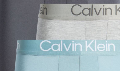 Shop Calvin Klein Ultra-soft Modern 3-pack Stretch Modal Boxer Briefs In Tourmaline