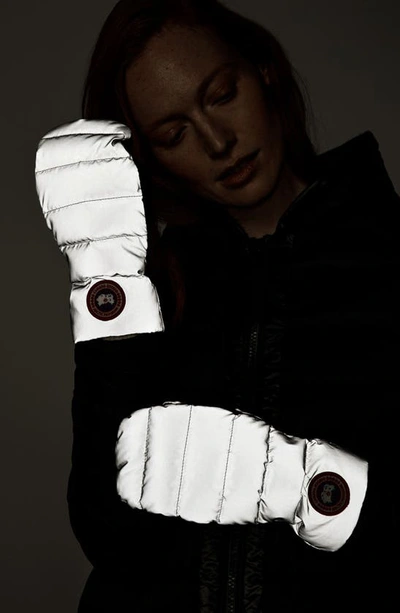 Canada Goose Reflective Down Mitts In Reflective