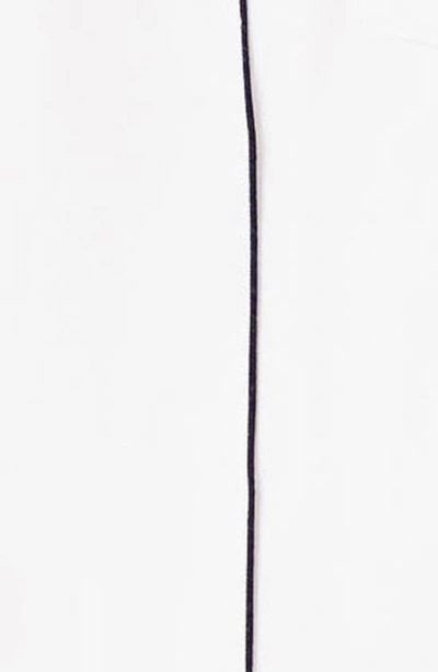 Petite Plume Luxe Pima Cotton Short Pajamas In White