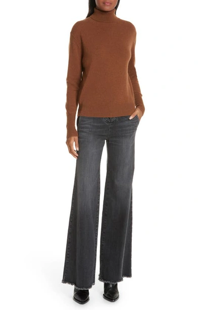 Shop Nili Lotan Ralphie Cashmere Turtleneck Sweater In Cognac