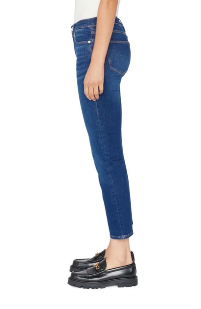Shop Frame Le High Ankle Straight Leg Jeans In Stover