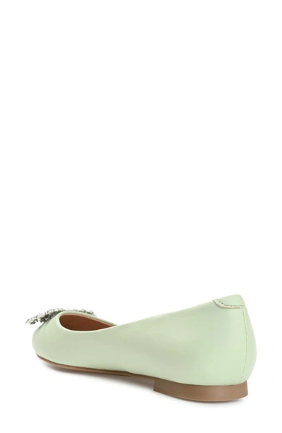 Shop Journee Collection Renzo Flat In Green