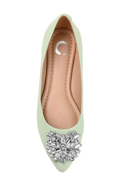 Shop Journee Collection Renzo Flat In Green