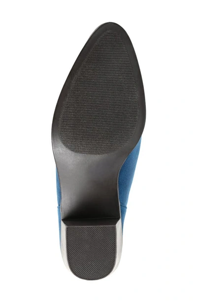 Journee Collection Womens Lola Pull On Stacked Heel Booties In Blue