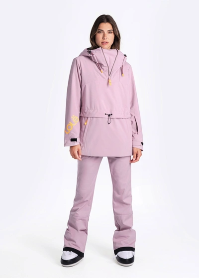 Shop Lole Olympia Softshell Snow Pants In Mauve