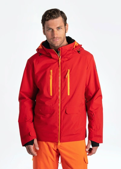 Shop Lole Revelstoke Insulated Ski Jacket In Pompeian Red