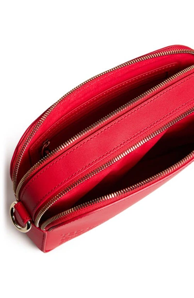 Shop Ted Baker Darcelo Leather Crossbody Bag In Red