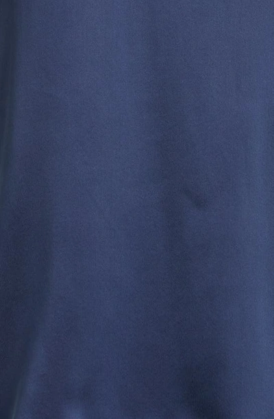 Lunya Washable Mulberry Silk T-shirt Pajamas In Deep Blue