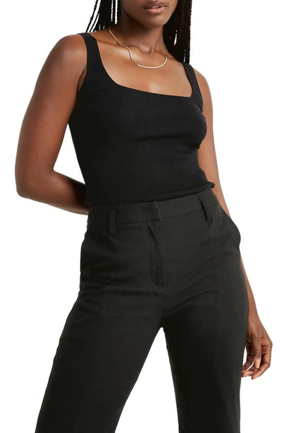 Shop Splendid X Cella Jane Ariella Sweater Tank In Black