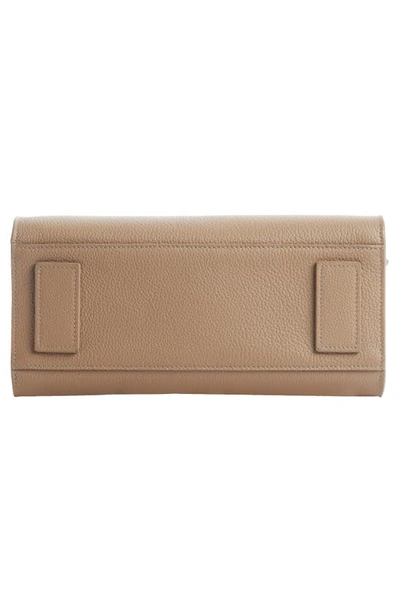 Saint Laurent Nano Sac De Jour Leather Tote In Dark Cappuccino