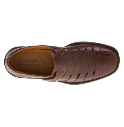 Shop Josef Seibel 'steven' Sandal In Roma Marone