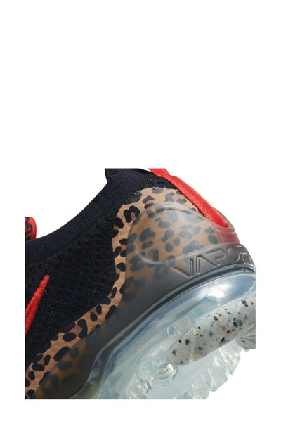Shop Nike Air Vapormax 2021 Fk Sneaker In Black/ Habanero Red/ Praline