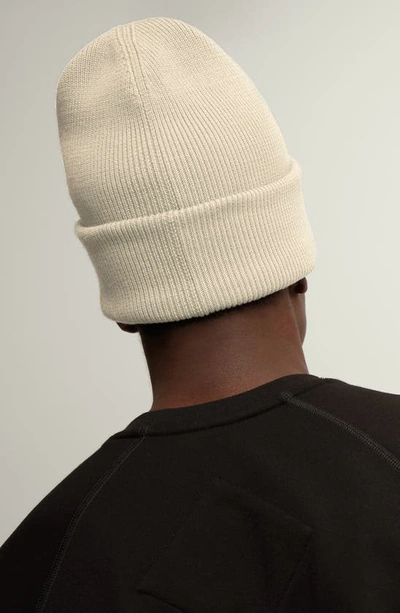 Canada Goose Arctic Disc Merino Wool Toque Beanie In Cottongrass