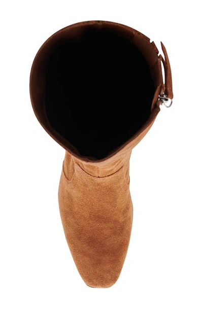 Shop Blondo Tessa Waterproof Knee High Boot In Cognac Suede