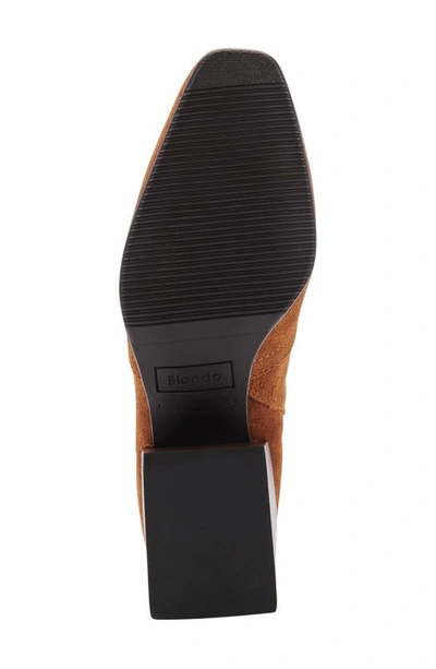 Shop Blondo Tessa Waterproof Knee High Boot In Cognac Suede