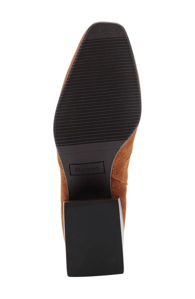 Blondo Tessa Waterproof Boot In Cognac Suede
