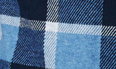 7 Diamonds Generation Stretch Plaid Button-up Shirt In Light Blue