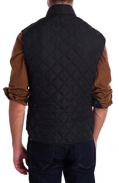 Shop Barbour Lowerdale Slim Fit Quilted Vest In Black
