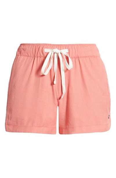 Shop Roxy New Impossible Love Shorts In Tea Rose