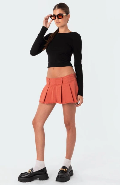 Shop Edikted Haven Open Back Crop Top In Black