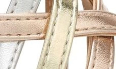 Shop Tucker + Tate Millie Metallic Sandal In Metallic Multi