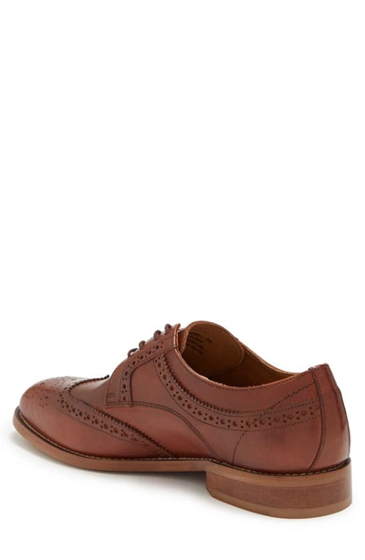 Donald Pliner Damien Wingtip Derby In Cognac