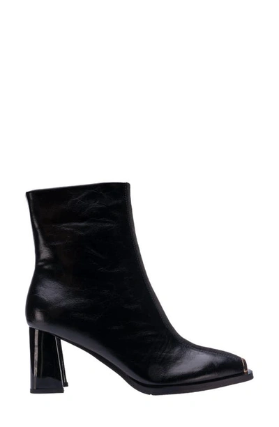 Lady Couture Tempo Tipped Block Heel Bootie In Black